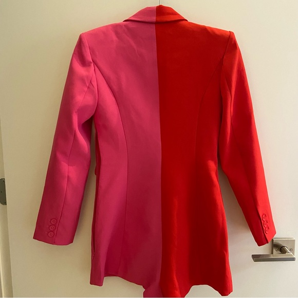 Endless Rose Contrast Blazer Romper (XS) - Picture 5 of 7